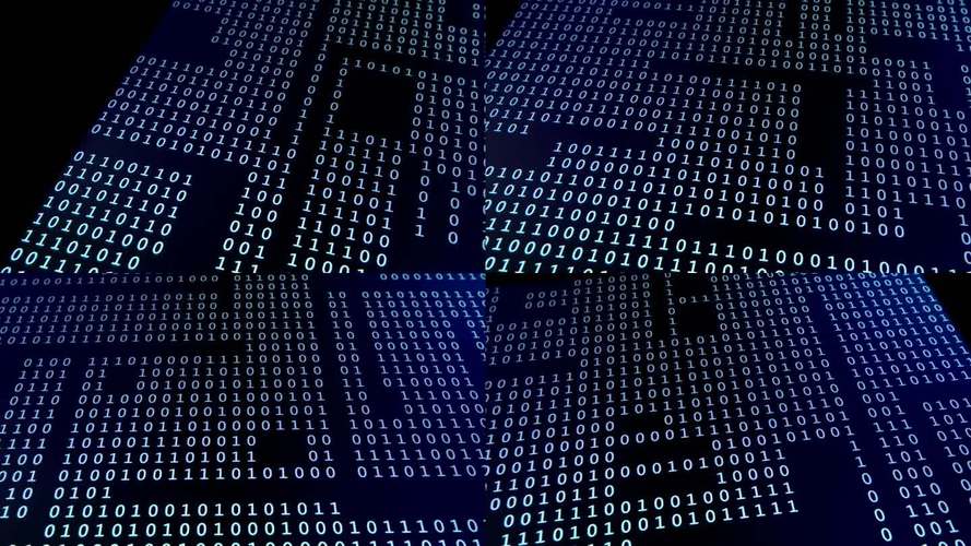 ps计算机屏幕上的二进制代码